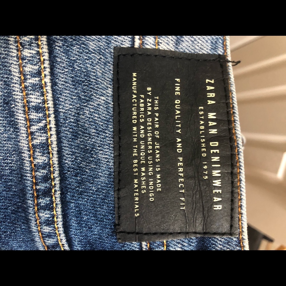 Zara distressed jeans